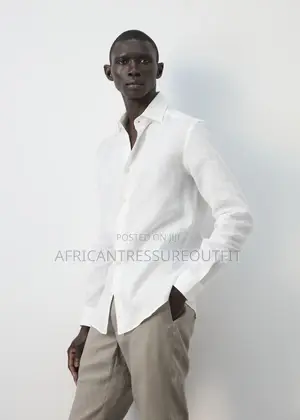 Zara Shirts Long Sleeves Crafted From 100% Cotton Button Down Collar