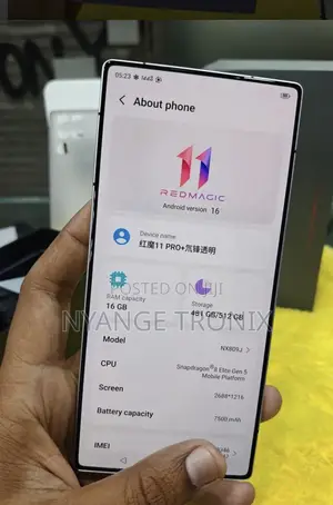 New ZTE nubia Redmagic 11 Pro+ 5G 512 GB Black