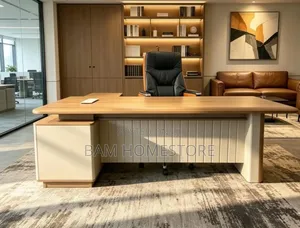 Premium Executive Desk - Modern Office Table (160cm/180cm)