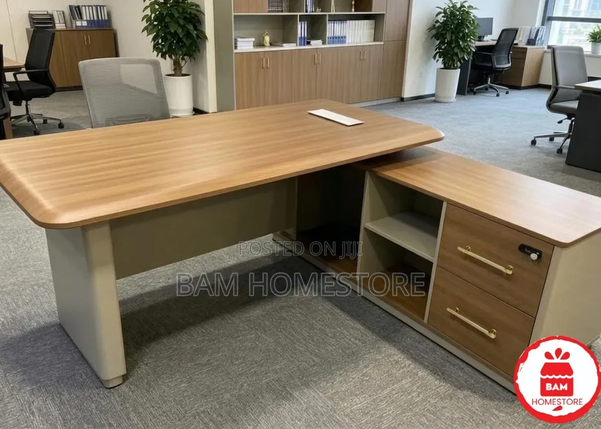 Premium Executive Desk - Modern Office Table (160cm/180cm)