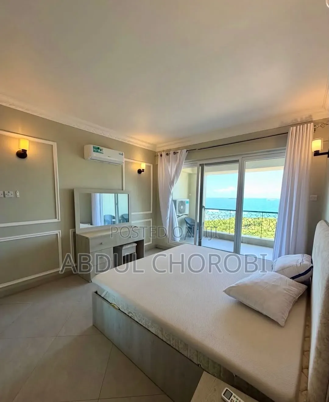 Furnished 3bdrm Apartment in Masaki for rent