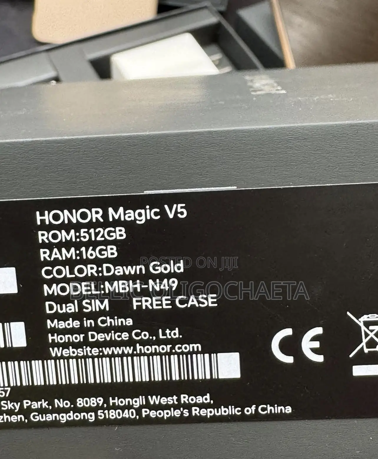 New Honor Magic V5 512 GB Gold