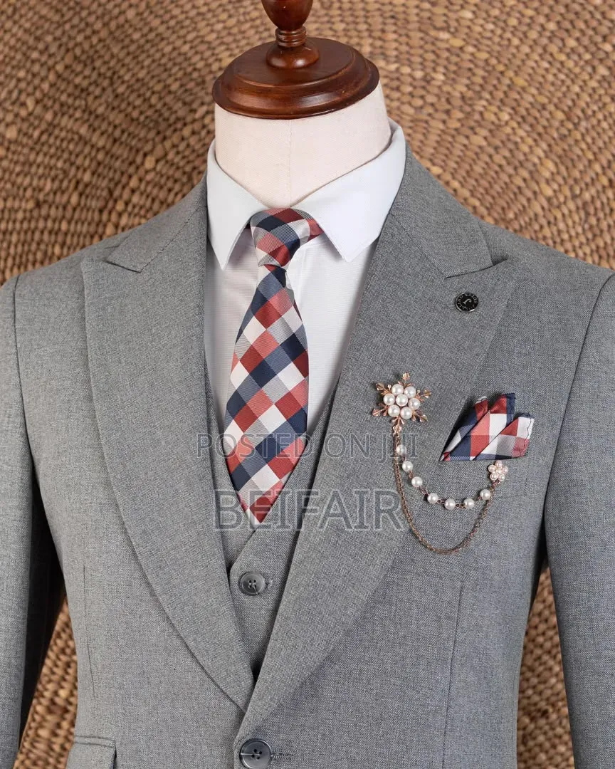 Light Grey Suit 3 Pieces