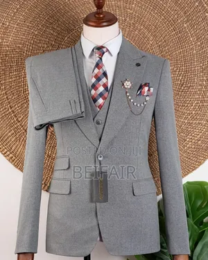 Light Grey Suit 3 Pieces