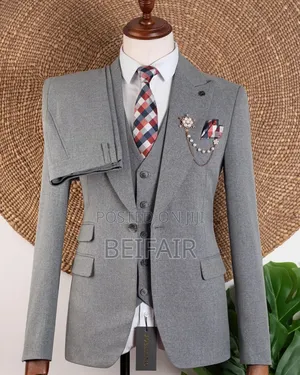 Light Grey Suit 3 Pieces