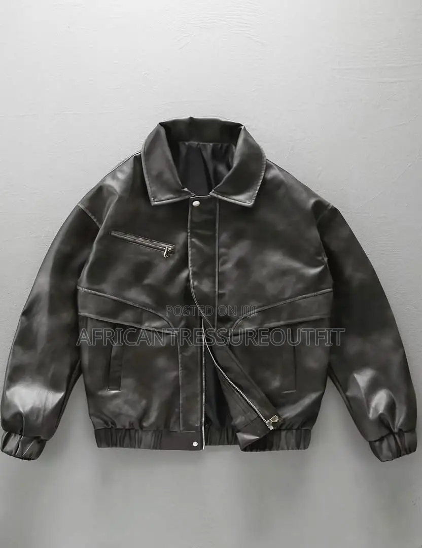 Ambassador Jacket a Distinctive Rustic Finish and Front Zip Up Closure