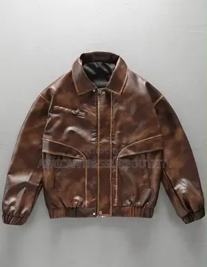 Ambassador Jacket a Distinctive Rustic Finish and Front Zip Up Closure