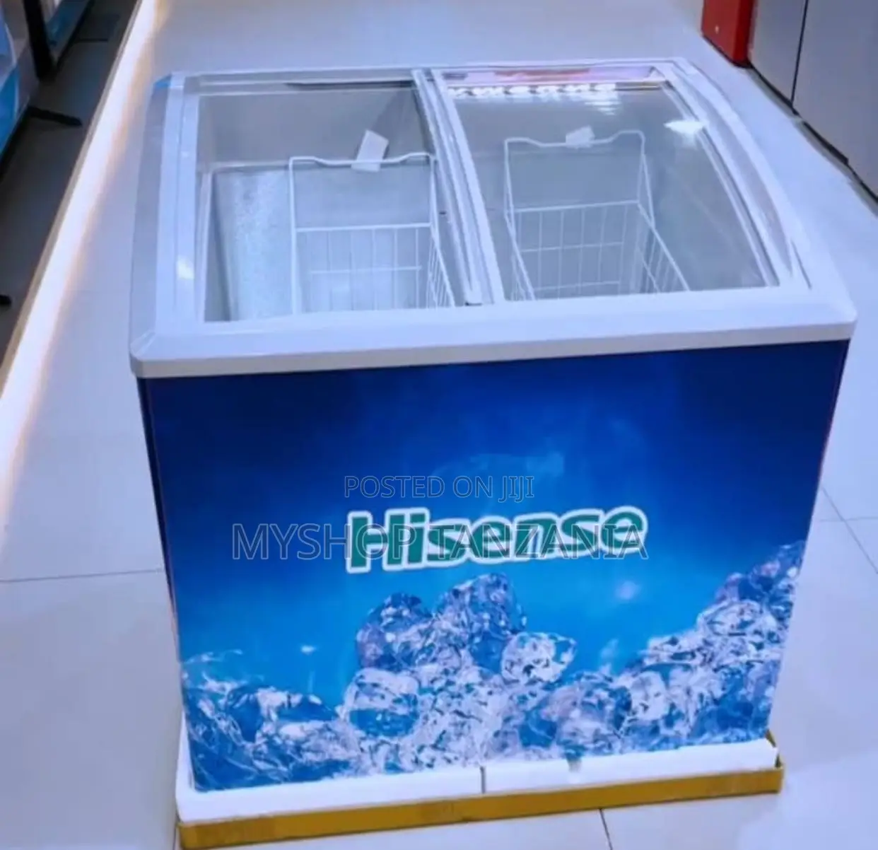 Hisense Freezer Fc-28dd 21 Litres White, Sliding Glass