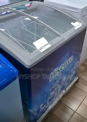 Hisense Freezer Fc-39dd 303 Litres White, Sliding Glasses