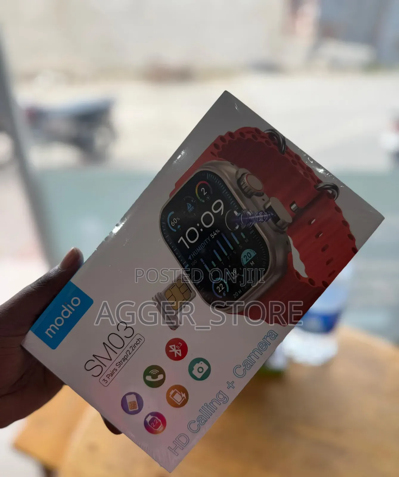 Modio Sm03 Simcard Smartwatch (Camera +Calling)