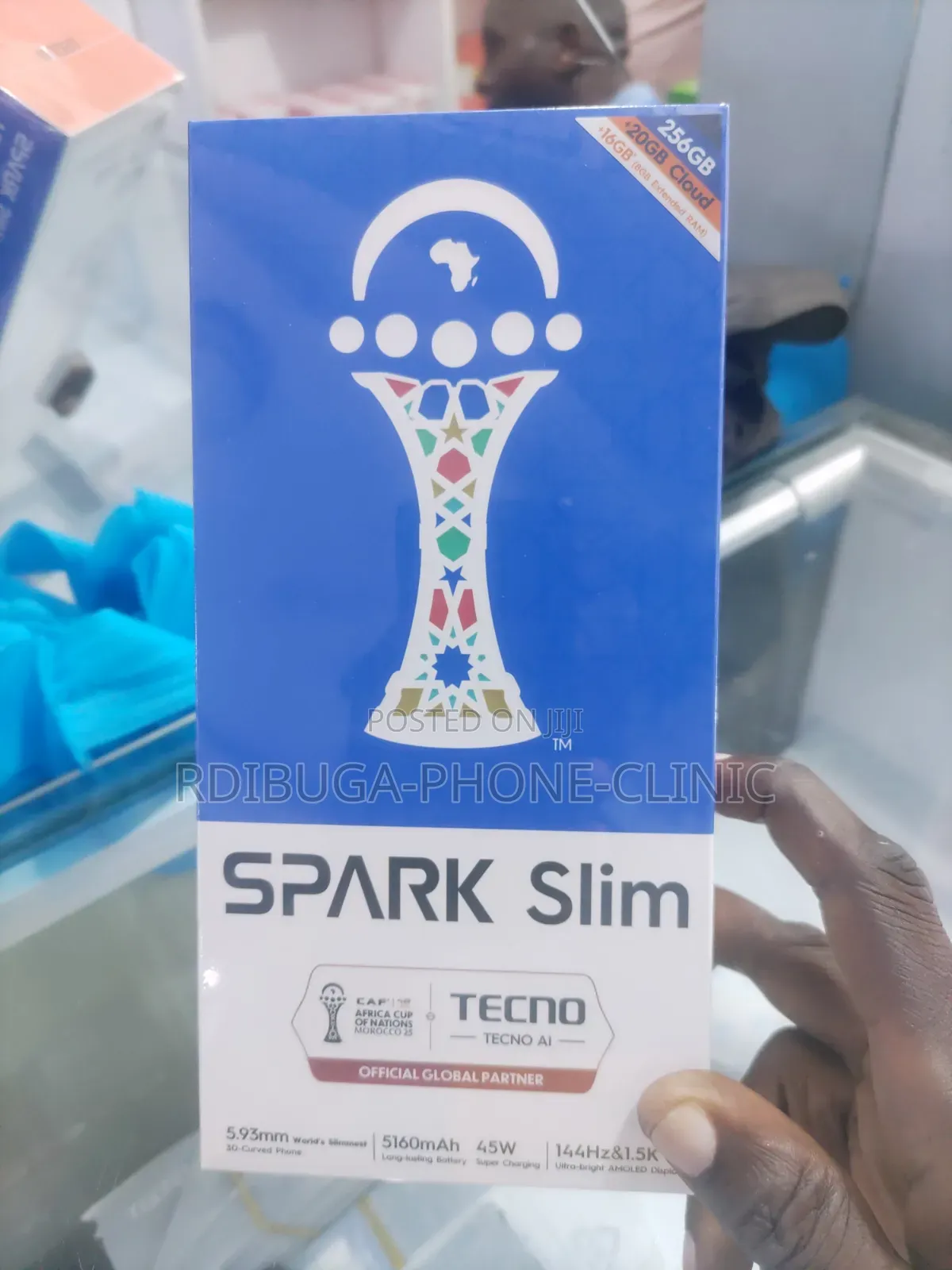 New Tecno Spark Slim 256 GB Black