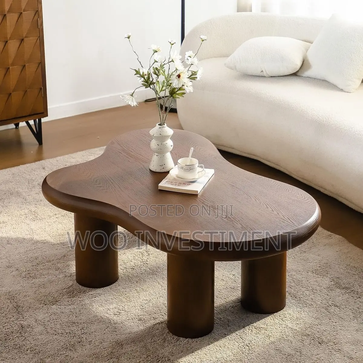 Classic Coffe Table Set Muonekano Wa Kisasa Imara Wa Kudumu