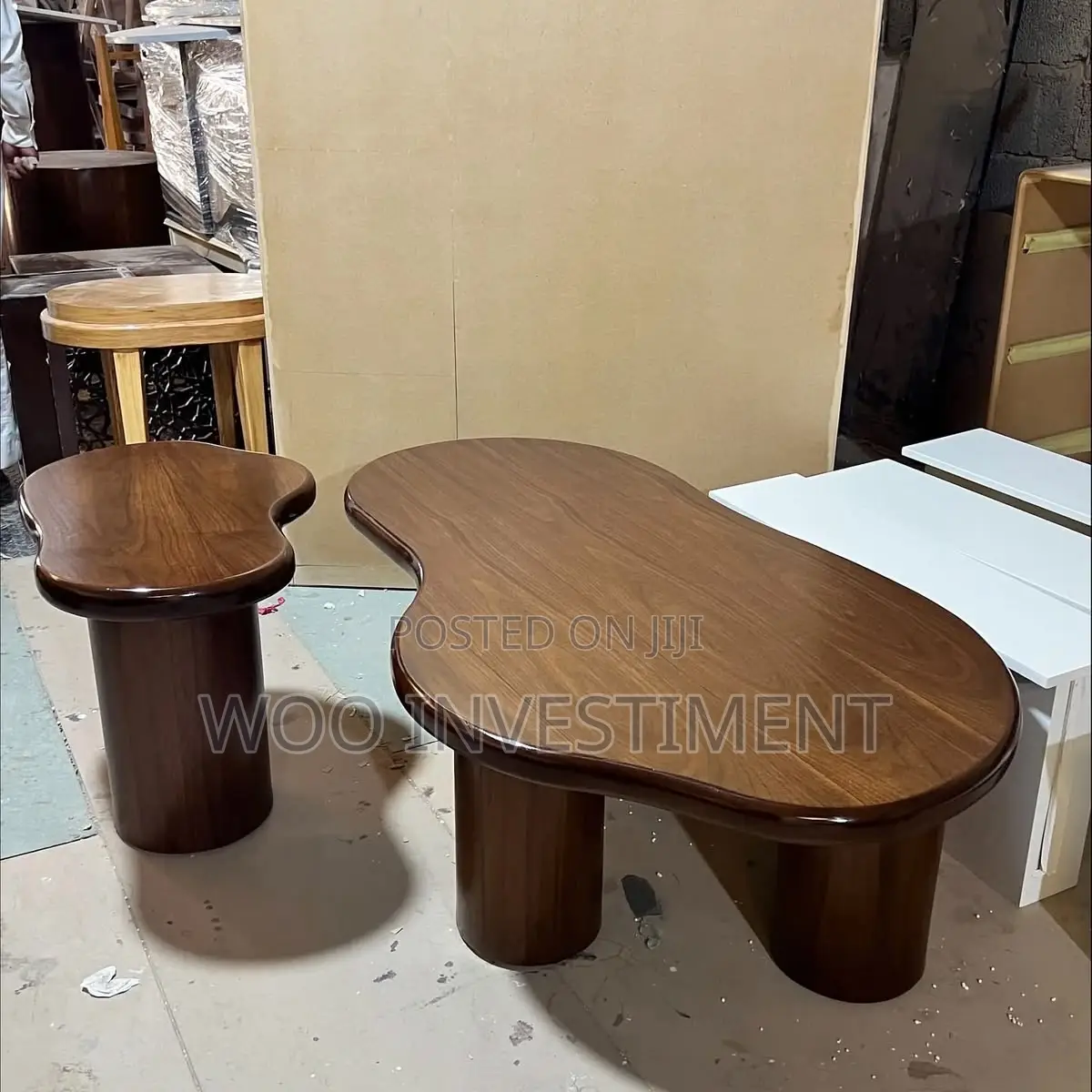 Classic Coffe Table Set Muonekano Wa Kisasa Imara Wa Kudumu