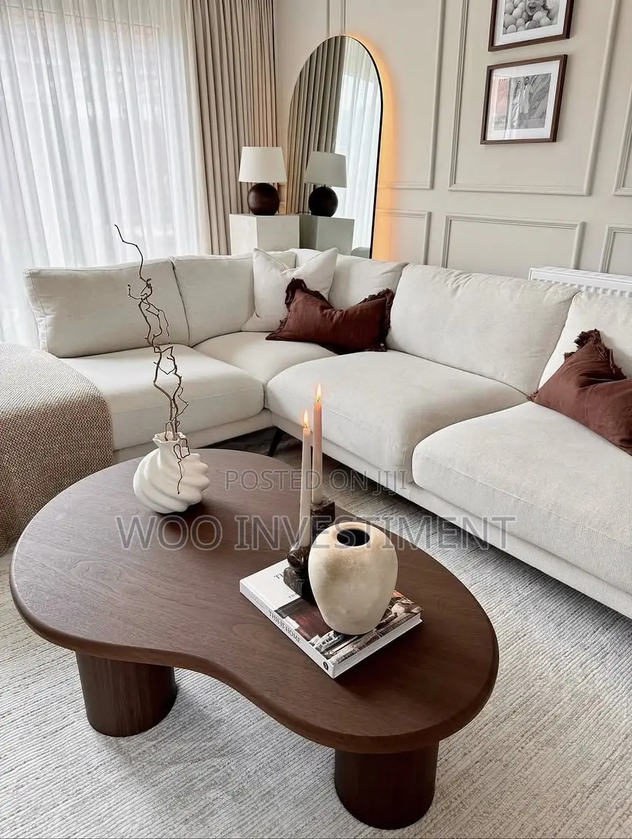 Classic Coffe Table Set Muonekano Wa Kisasa Imara Wa Kudumu