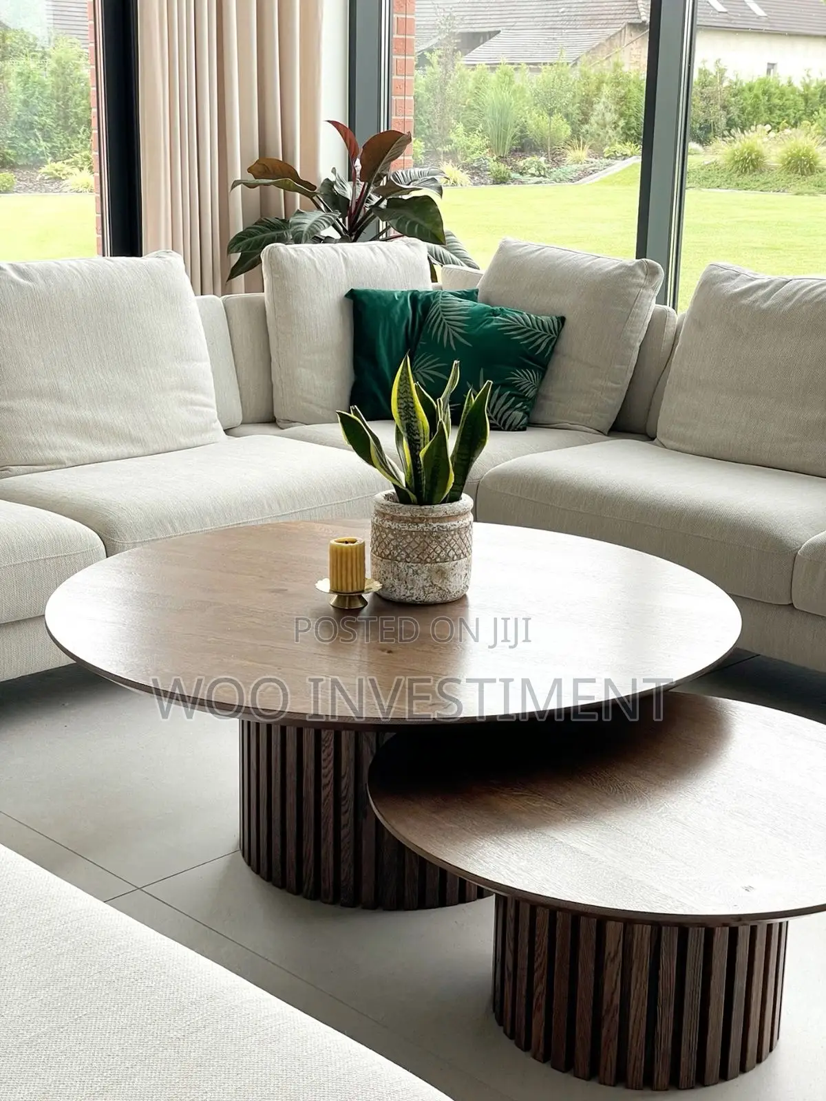 Classic Coffe Table Set Muonekano Wa Kisasa Imara Wa Kudumu