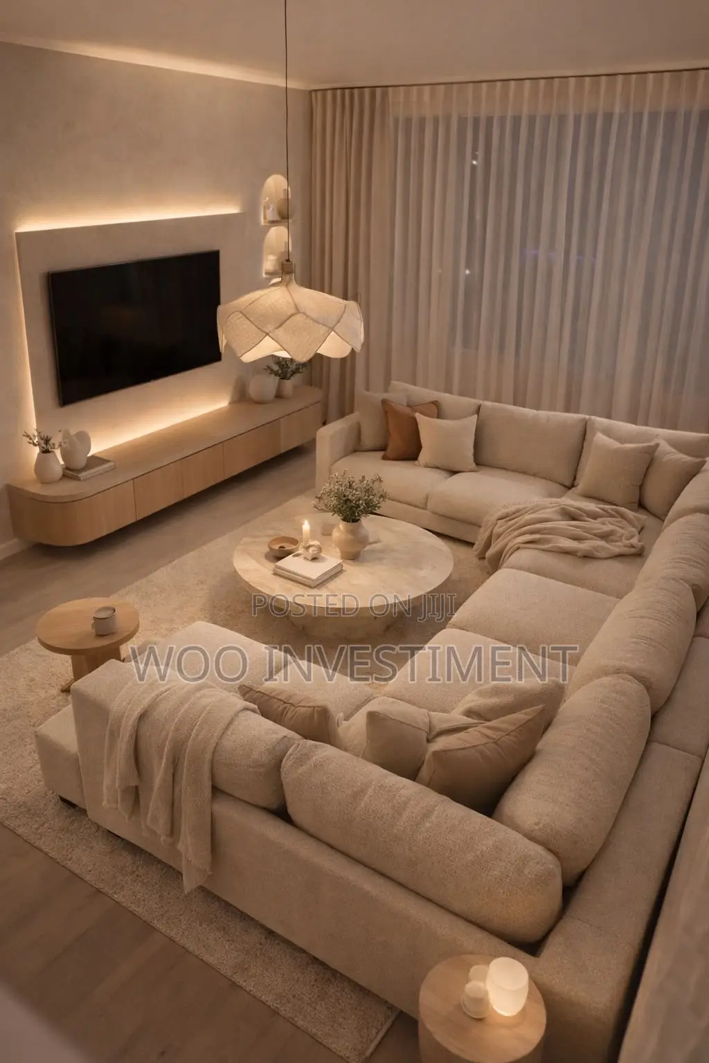 Sofa Za L-Shape Zenye Muonekano Wa Kisasa Ubora Wa Kudumu