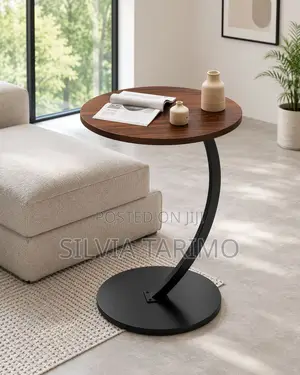 Modern Round Side Table – Elegant Sofa Living Room Table