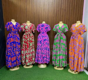 2025women's New Fashion Scarf Dresses Set Cotton Materials