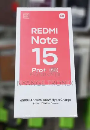 New Xiaomi Redmi Note 15 Pro+ 512 GB Black