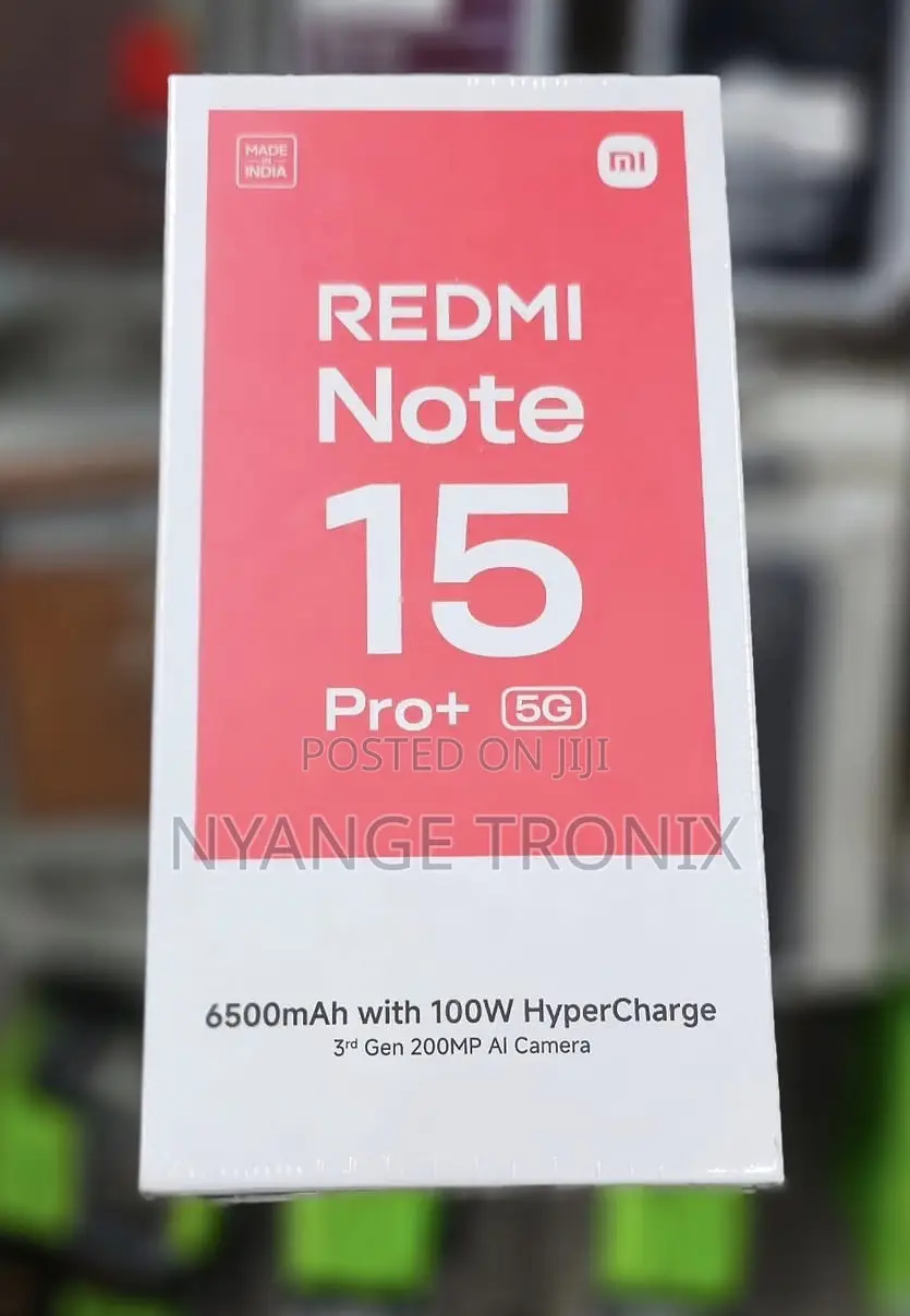 New Xiaomi Redmi Note 15 Pro+ 512 GB Black
