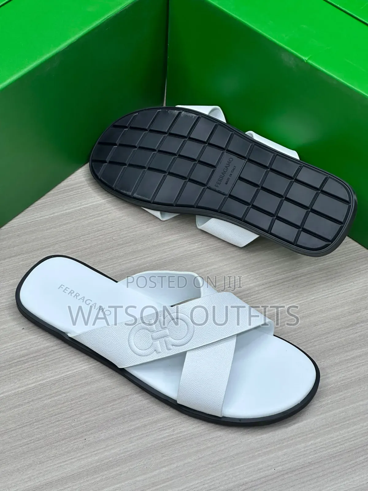 Sandals or Sendo Za Ferragamo Brand Za Kiume Materials Original