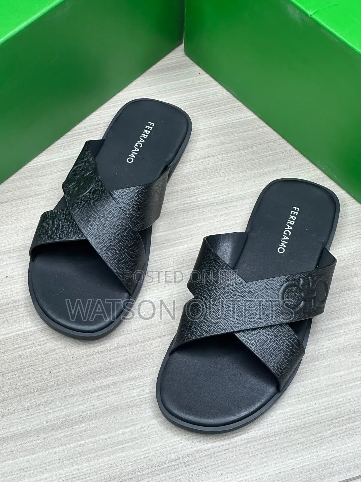 Sandals or Sendo Za Ferragamo Brand Za Kiume Materials Original