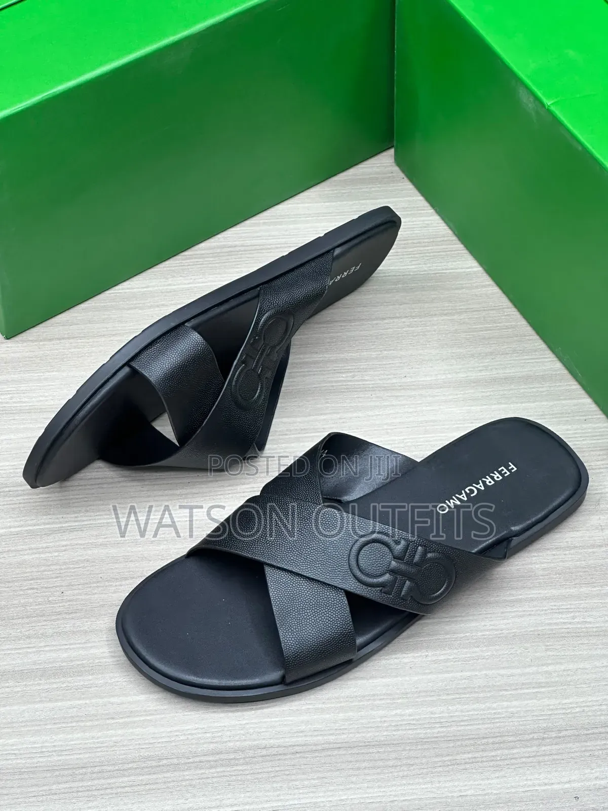 Sandals or Sendo Za Ferragamo Brand Za Kiume Materials Original