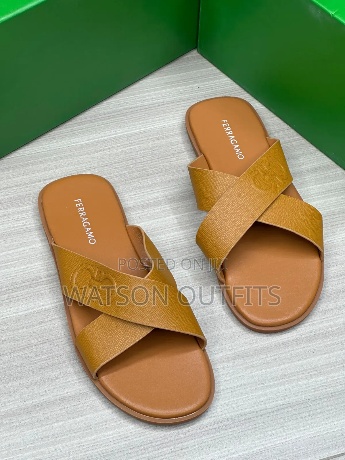 Sandals or Sendo Za Ferragamo Brand Za Kiume Materials Original