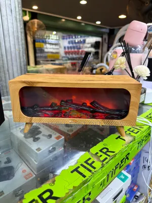 Mini Ultrasonic Fireplace Flame Aroma Diffuser And Air Humidifier