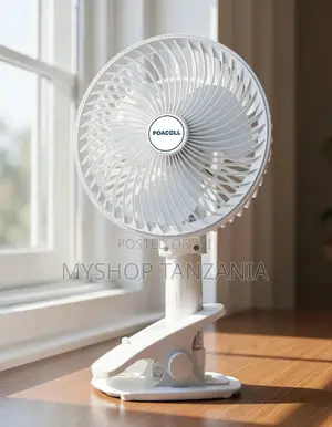 Poacoll Rechargeable Mini Table Fan