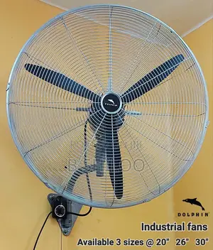 Dolphin Wall Industrial Fan 26”