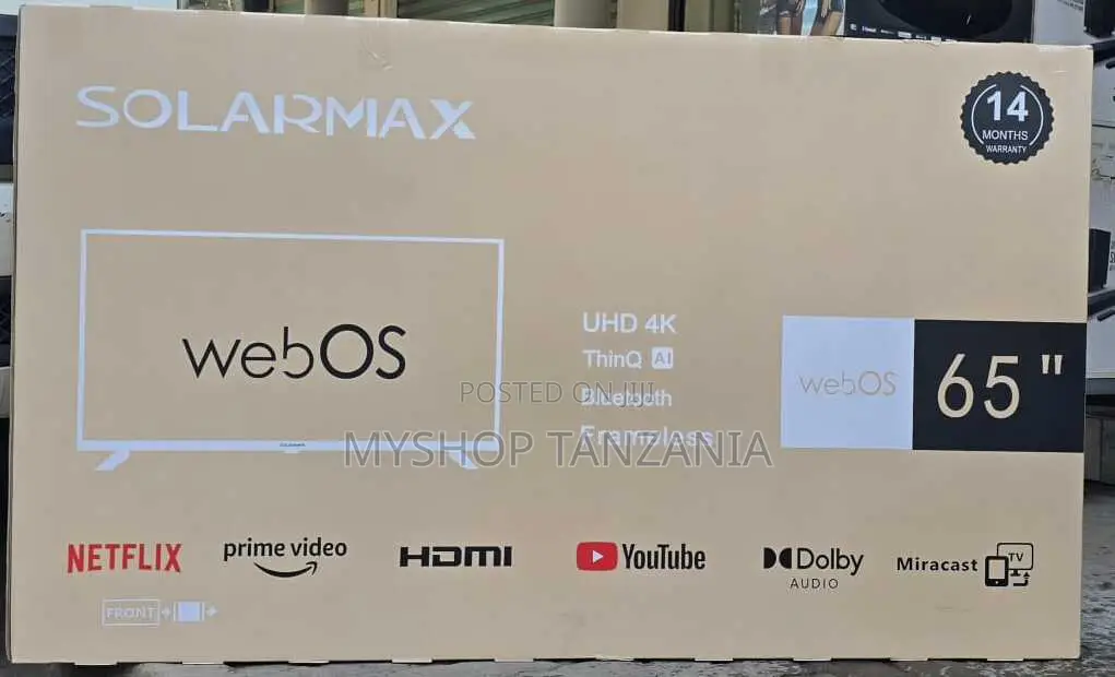 Solarmax Uhd 65 Inches Tv