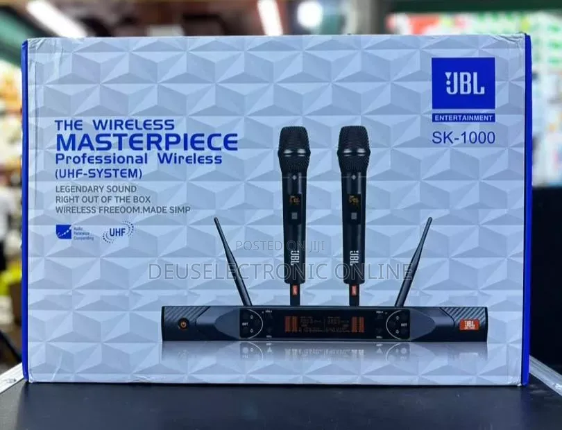 JBL Sk-1000 Wireless Microphone 50-100 Metres 340,000/=