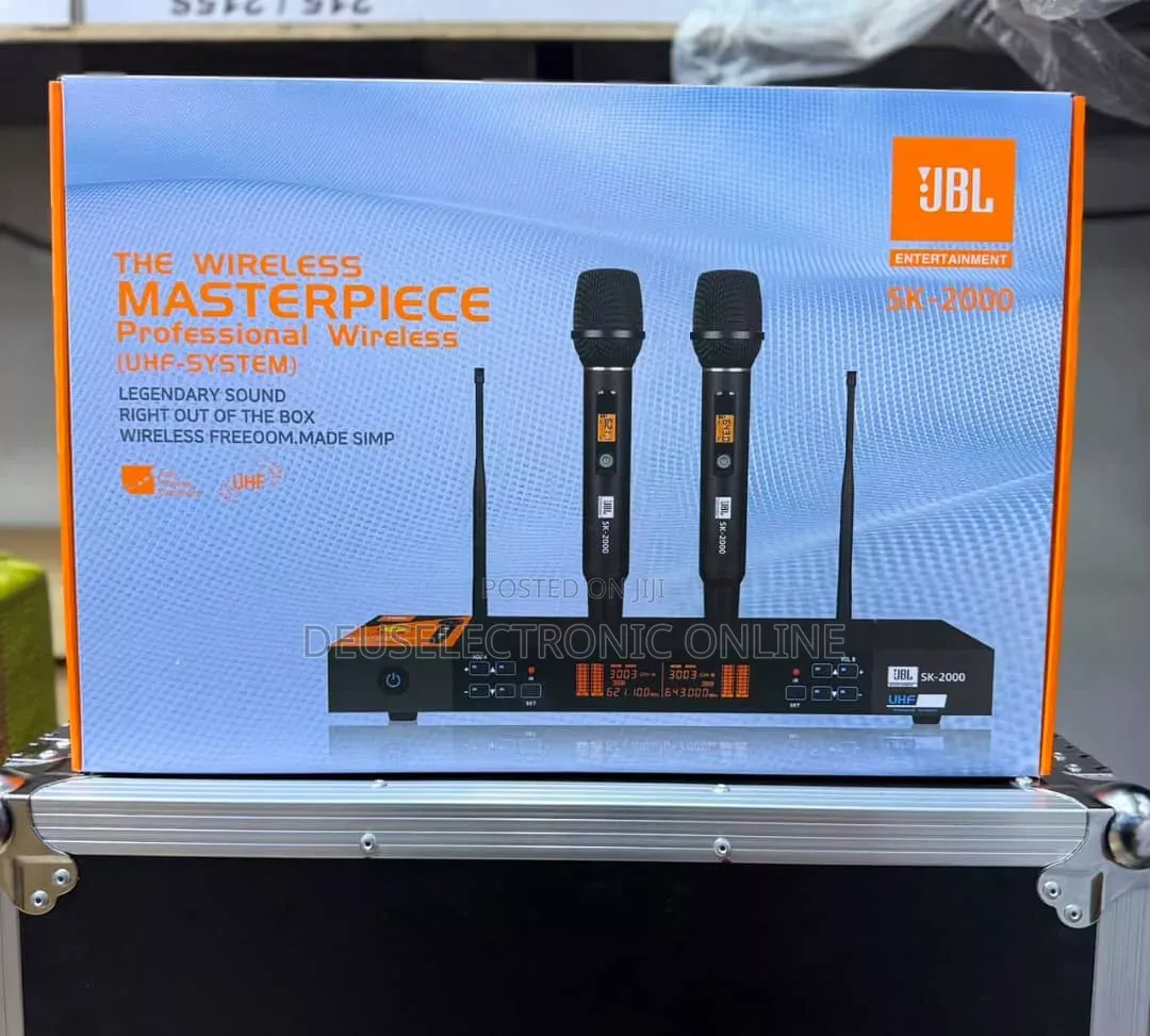 JBL Sk-3000 Wireless Microphone 70-100 Metres 390,000/=