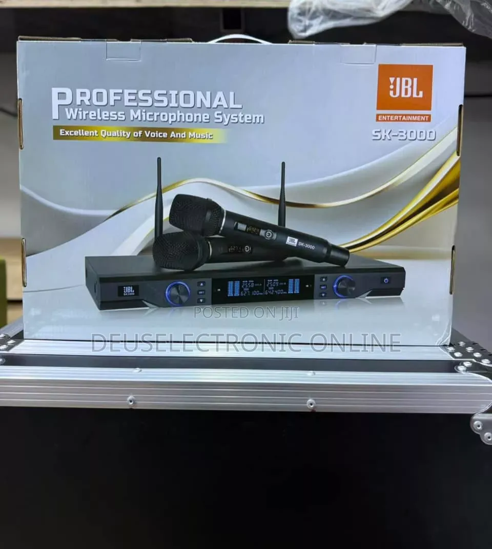 JBL Sk-3000 Wireless Microphone 70-100 Metres 390,000/=