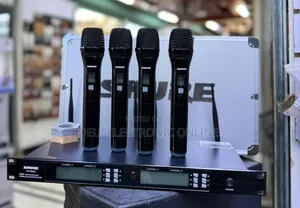 Shure 4mic Wireless Microphone 100-200 Metres 550,000/=