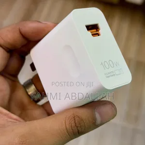 Original 100w Huawei Supercharge Charger + 6a Type-c Cable - Brand New