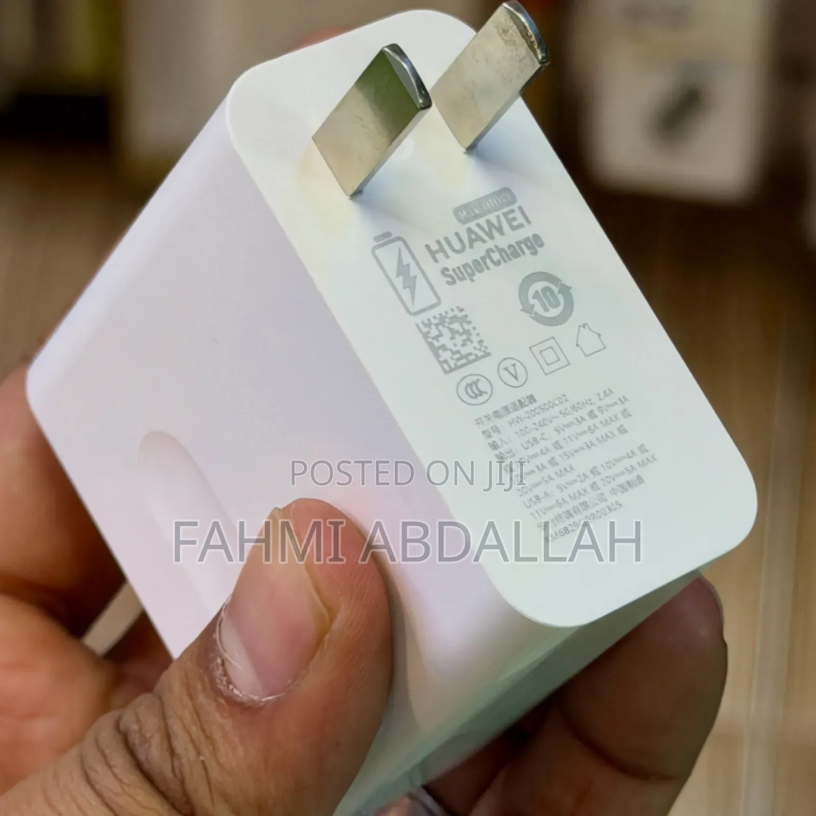 Original 100w Huawei Supercharge Charger + 6a Type-c Cable - Brand New