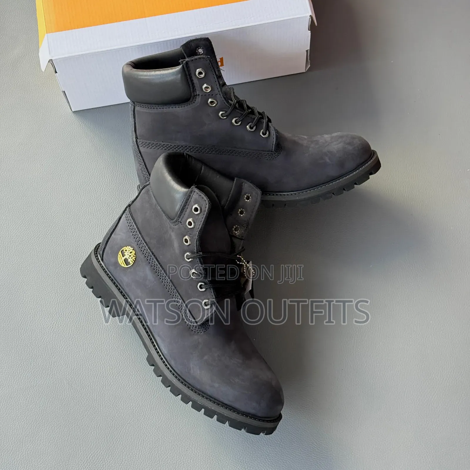 Buti Za Timberland Za Muhuri Wa Chuma Men's Leather Boots