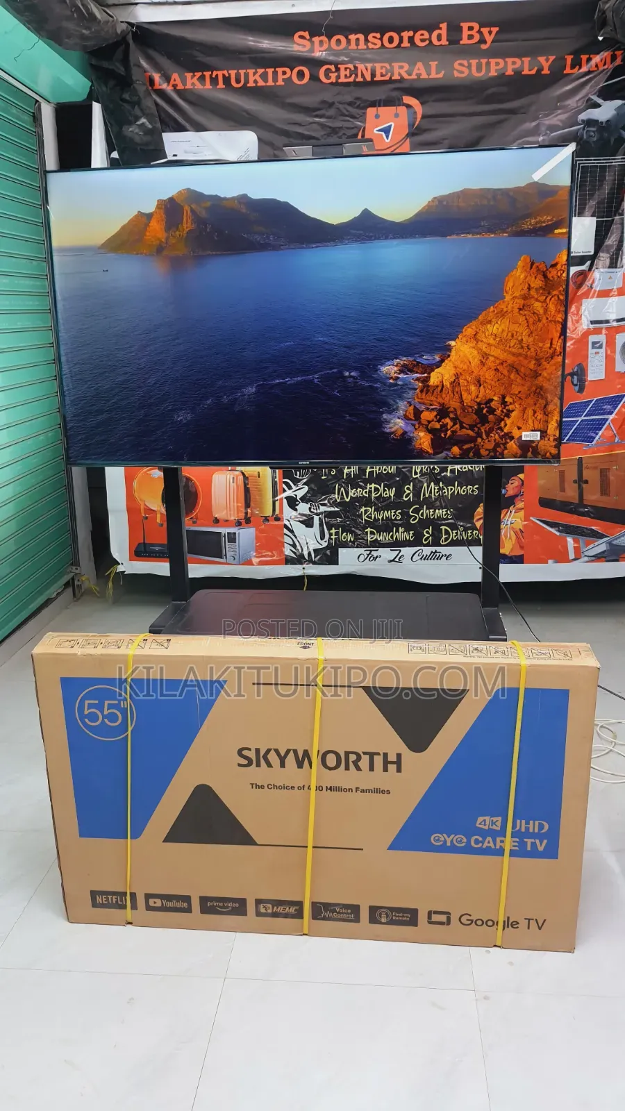 Skyworth 55 Uhd Eye Care Tv Bezeless Screen