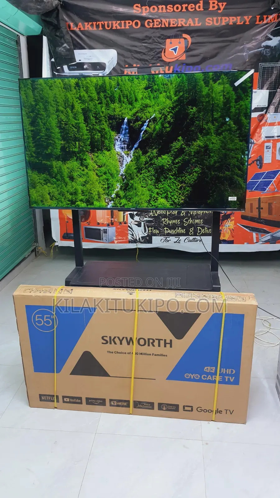 Skyworth 55 Uhd Eye Care Tv Bezeless Screen