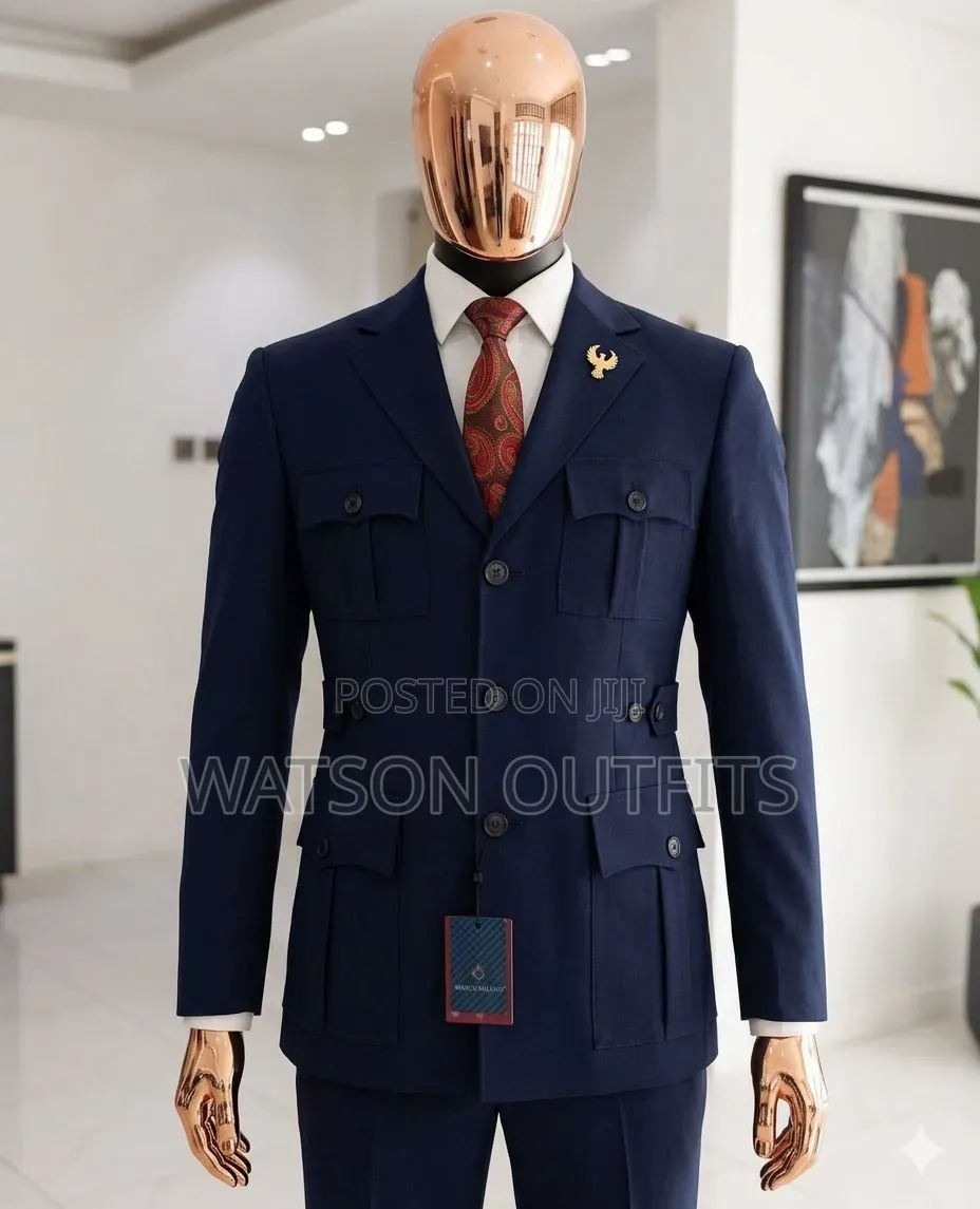 Marco Milano Brand Men's Suits 5 Colours Materials Very Best