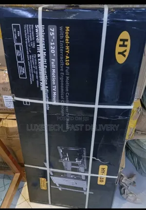 Hy-A10 Full Motion Cantilever Tv Wall Mount Bracket 75" to 120 Inches