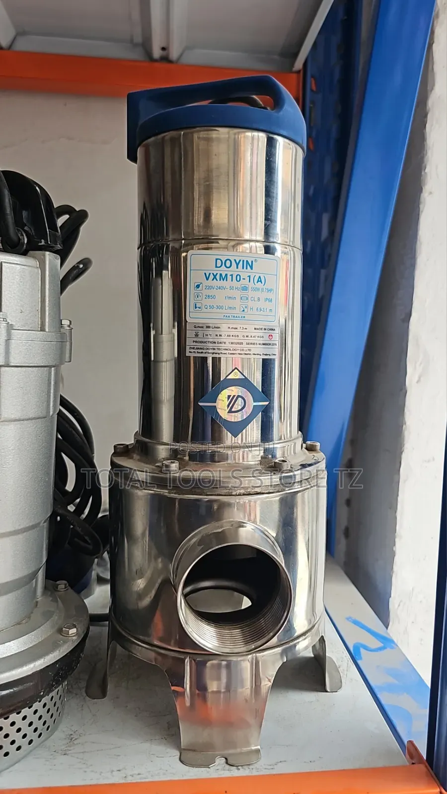 Doyin Submisible Pump Stainless Steel 0.75hp