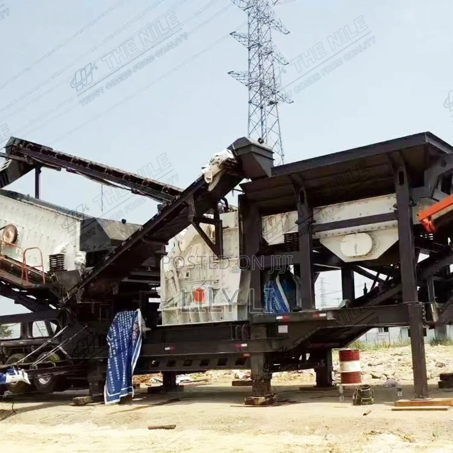 150 Tons Per Hour Mining Wheeled Mobile Impact Crusher Plant