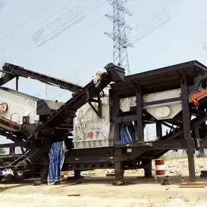 150 Tons Per Hour Mining Wheeled Mobile Impact Crusher Plant
