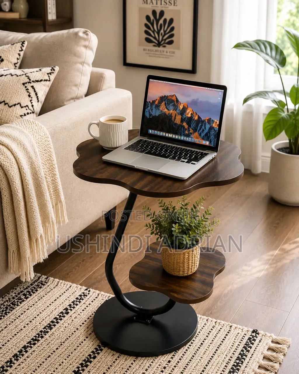 Bloom 2-Tier Side TableSize: 45 × 65 Cm
