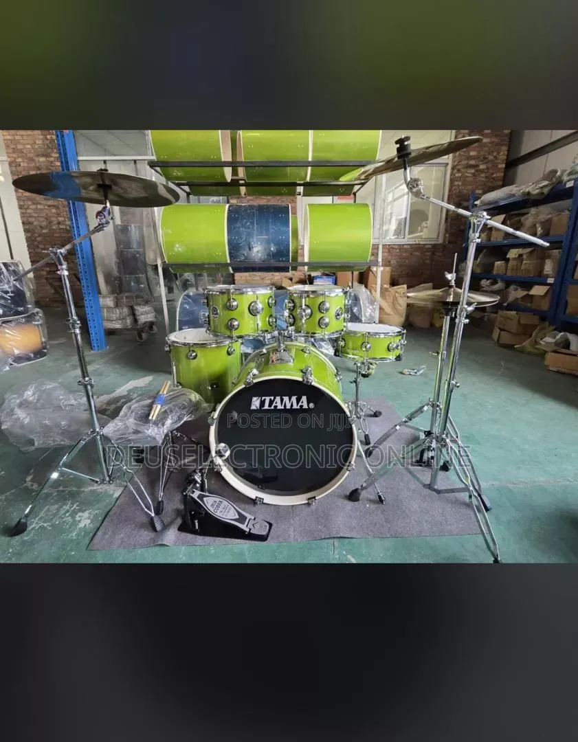Tama Quality Drum Set 4 Colors Cream,Black,Green,Blue 1,850,000/