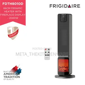 Frigidaire Tower Fan Heater With Fireplace Display 66cm / 2000w