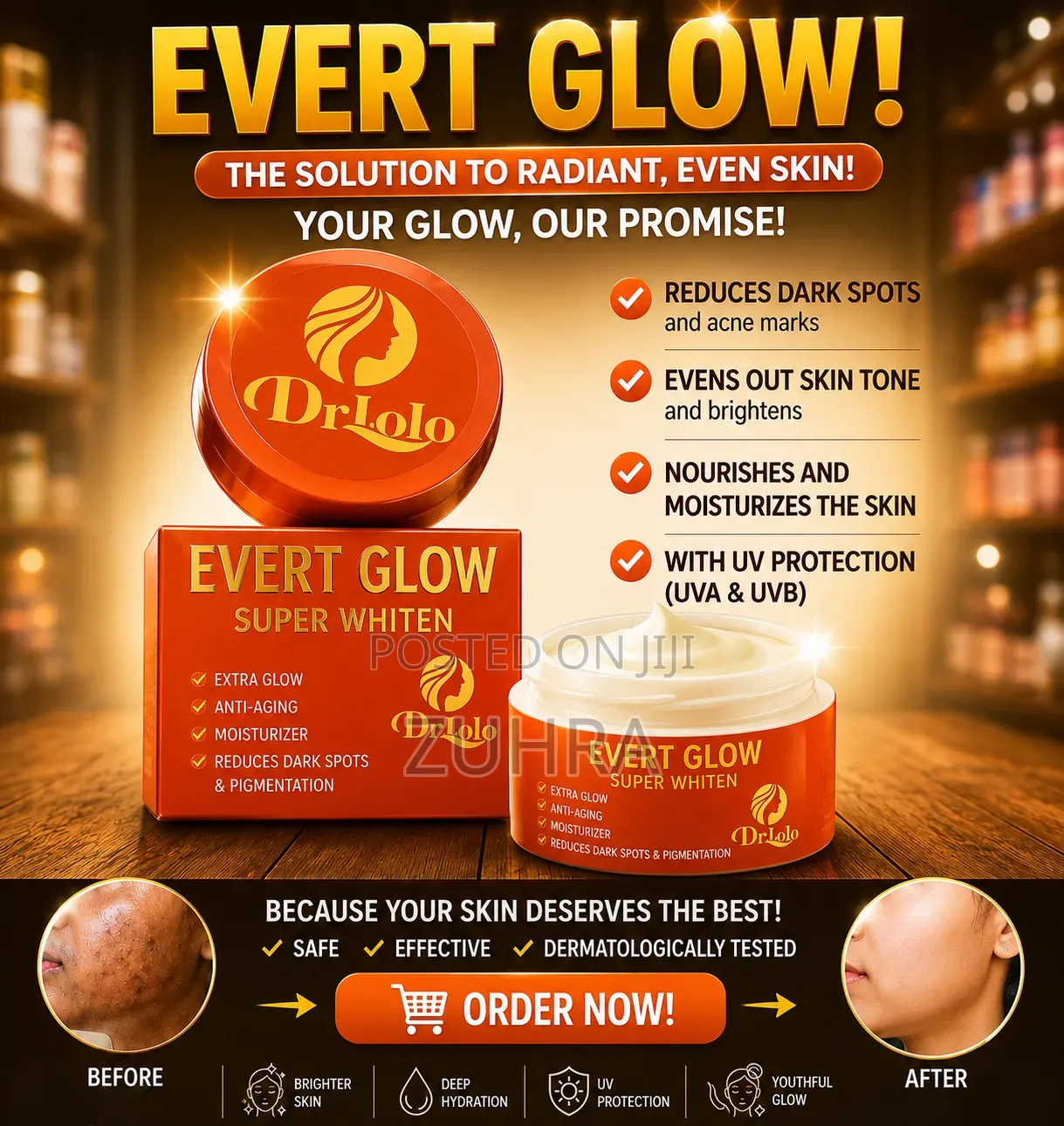 Evert Glow Face Cream for a Good Skin